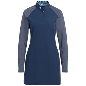 NWT! Adidas women’s long sleeve navy dress upf 50 with spandex.